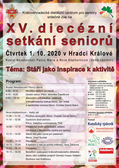 Představujeme program XV. diecézního setkání seniorů