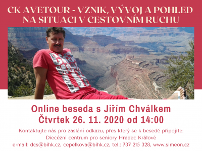 Online beseda s Jiřím Chválkem: CK Avetour - vznik, vývoj a pohled na situaci v cestovním ruchu