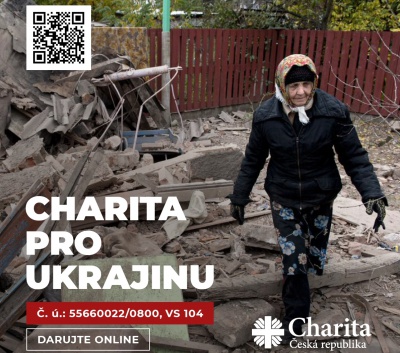 Charita Česká republika vyhlásila sbírku pro Ukrajinu