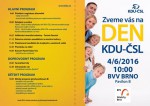 Pozvánka na zájezd do Brna na Den KDU-ČSL