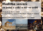 Zveme vás ke společné modlitbě za mír