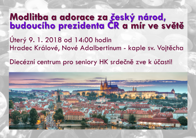 Zveme vás k modlitbě za český národ, budoucího prezidenta ČR a mír ve světě