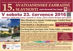 15. Svatoanenské zahradní slavnosti v Žirči u Dvora Králové