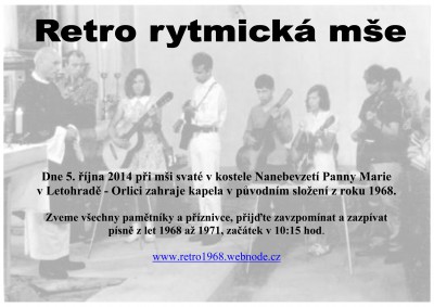 „Rytmické“ – mše svaté v Letohradě - Orlici s doprovodem kytar