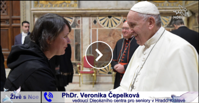 Živý vstup v TV Noe: 1. mezinárodní konference o pastoraci seniorů v Římě a setkání s papežem Františkem