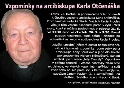 Vzpomínky na arcibiskupa Karla Otčenáška